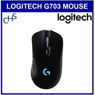 Logitech G703 LightSpeed Wireless Gaming Mouse RGB Lighting 2 Year Singapore Warranty 910-005642