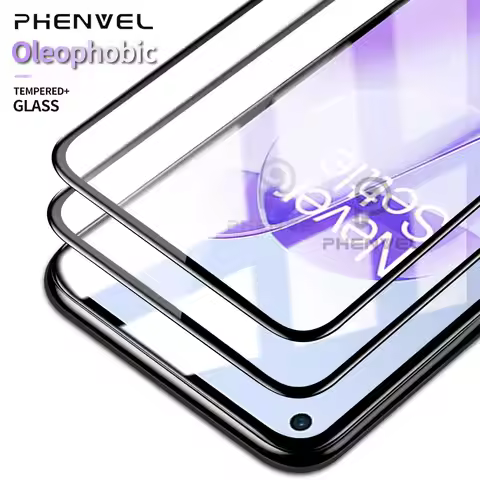 Protective Glass For Oneplus 9 Full Cover Screen Protector For Oneplus 9rt 8T 9R Oleophobic Tempered