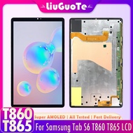 10.5" Super AMOLED LCD For Samsung Tab S6 T860 T865 2019 LCD Display Touch Screen Digitizer Assembly