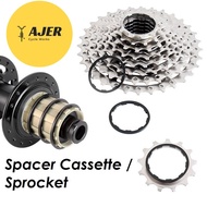 Spacer Cassette Sprocket Ring gear Spacer Bicycle Freehub Washer