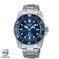 Seiko Prospex Solar Diver's 200m Blue Dial Sapphire Glass Watch SNE585P1 SNE585