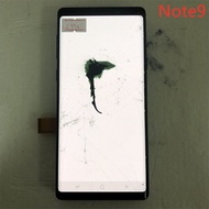 กระจกแตกสีน้ำเงินใช้งานได้ดีสำหรับ Samsung Galaxy NOTE 9 N960A N960U N960F N960F/DS อะไหล่หน้าจอ LCD