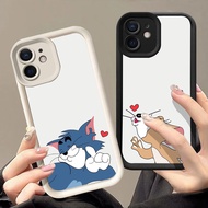 Casing for iphone 11 XR 13 12 Mini 16 17 Pro Max Q-18 couple Kiss
