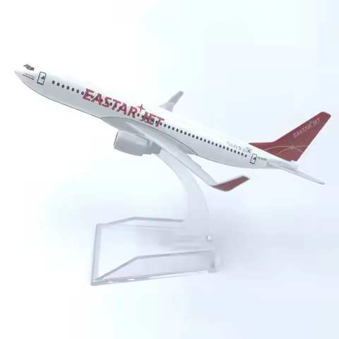 1/400 Scale Plane B737 Korea Eastar Jet Airlines 16cm Diecast Alloy Miniatures Airplane Model With A