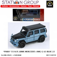 PARA 55167L LBWK MERCEDES-AMG G 63 BLUE 22 - DIECAST