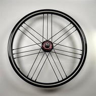 Flying Athena 16 Inch Wheelset 7 Speed Small Cloth 349 Bicycle Rims V Brake Compatible for Brompton