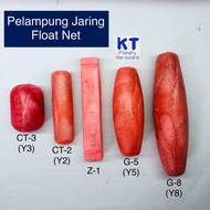 Pelampung Jaring Float Net Fishing [10pcs x 1bag] 网浮 鱼浮 Lampung Telur Lampung Pukat CT3 Y3 CT2 Y2 Z1