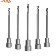 【TWILIGH】150mm Long 6mm-19mm Hexagon Nut Driver Drill Bit Socket Wrench Extension Sleeve