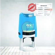 COLOP Stamp Cop Nama Stamp Chop Round Rubber Stamp Name Stamp Rubber Stamp Custom Stamp Self ink Sta
