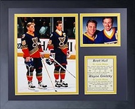 Legends Never Die Wayne Gretzky &amp; Brett Hull Collage Photo Frame, 11" x 14"