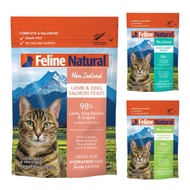 Feline Natural Pouched Wet Food for Cats 85g Lamb &amp; Salmon Chicken &amp; Lamb Hoki &amp; Beef For All Cat Life Stages Grain Free