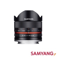 優惠5折!【SAMYANG】三陽光學 8mm F2.8 UMC Fish-eye II APS-C 魚眼鏡頭 黑 Canon EOS M 公司貨