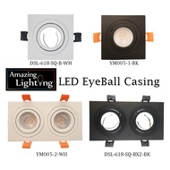 YET Ceiling Lighting Spot EyeBall Black White Casing Type Lampu Siling (YM005) Amazing House Lighting