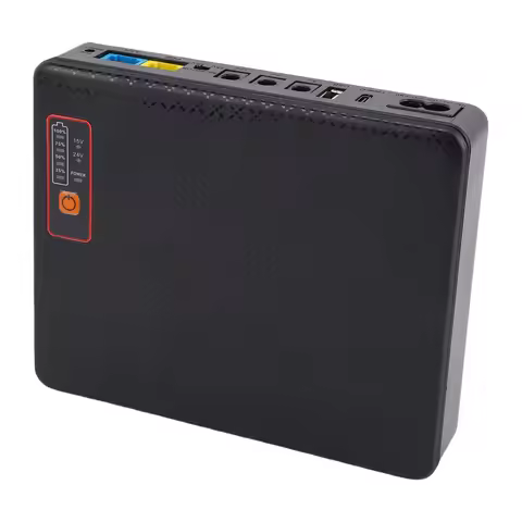 Mini UPS Power Supply USB Type C 12000mAh Battery Backup for Router Modem Camera POE Multi Voltage D