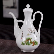 Wine Flask Ceramic Dehua Wine Set Wine Glass Wine Dispenser Antique Creative Chinese Style Wine Disp