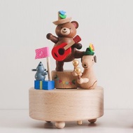 【森林音樂派對】迷你轉架音樂盒 熊 | Wooderful life