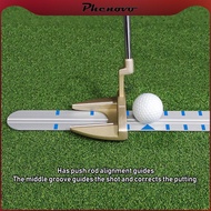 [Phenovo] Golf Putting Alignment Putter Ruler Beginner Practice Golf Training Aid