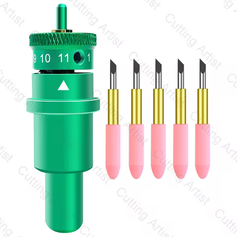 5pcs Premium Blade for Silhouette Cameo 4 Plus Pro Portrait 3 Plotter + 1pc Blade Holder