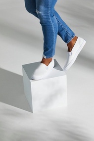 Keds CHAMPION SLIP LEATHER 經典皮革懶人鞋/小白鞋 WH48600