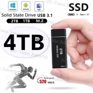 SSD Laptop Portable SSD External SSD Eksternal Dengan Kapasitas SSD 30TB dan Kecepatan Tinggi USB 3.