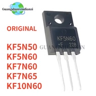 2PCS 100% New Original KF5N50 KF7N60 KF7N65 KF10N60 KF5N60 TO-220F 5N50 7N60 7N65 10N60 5N60 MOSFET 