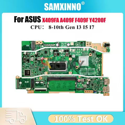 X409FA Laptop Motherboard For ASUS A409F X409FJ X409FB X409FAC Y4200F X409FL X409F F409F Mainboard W