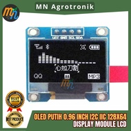 OLED WHITE 0.96 INCH I2C IIC 128X64 LCD MODULE DISPLAY