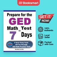 Prepare For The GED Math Test In 7 Days - Paperback - English - 9781970036596