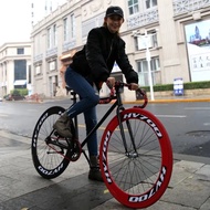 Adult 26-inch Fixed-Gear Road Bike Solid Tires and Ultra-Lightweight Frame