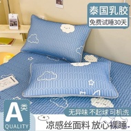 Summer Latex Pillowcase Bedroom Single Mat Pillowcase 48*74cm Pillow Core Liner Cover
