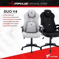 TTRacing Duo V4  PU / Air threads Fabric Gaming Chair Office Chair Kerusi Gaming [2 Years Official W