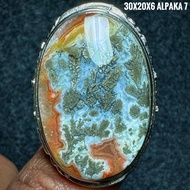 Agate Ring Sigorilafaunatural (Natural Original)