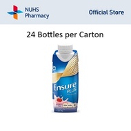 [24 Bottles per Carton] Ensure Plus Strawberry 237ml [NUHS Pharmacy]
