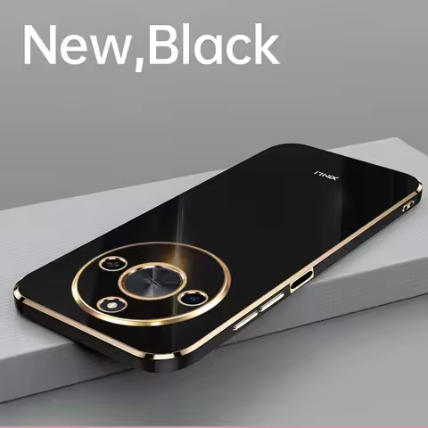 Honor X9C Smart Case 6D Plating Shiny Soft Silicone TPU Back Cover Shockproof Phone Case for Honor X