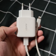 Charger Iphone c to lightning anker aukey original