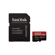 SanDisk 64GB microSD Extreme PRO microSDXC A2 (read up to 170MB/s write up to 90MB/s) SDSQXCY-064G-G