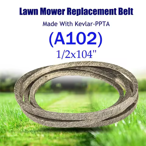 1/2x104 Inch A102 Kevlar Mower Drive Belt Compatible with J/ohn Deere GY20570 GX20072 AYP 954-0641 M