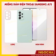 Screen Protector, Back Cover for Samsung A73