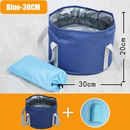 Ember Lipat Rendam Kaki Portable Travel Baskom Kain Kantong Rendam Cuci Kaki Foldable Foot Bath SPA 