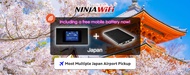 Unlimited 4G LTE WiFi (Japan Airport Pickup) with Free Power Bank