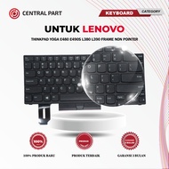 Keyboard Lenovo Thinkpad Yoga e480 e490s l380 l390 l480 Frame Non Pointer