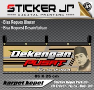 Sticker Karpet Kepet Mobil Pick Up L300 Truck Bus Grandmax Kepet Ebek Penahan Lumpur Uk. 85 x 25