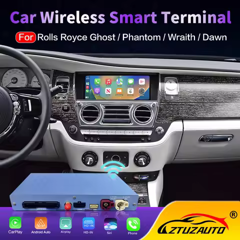 Wireless Apple Carplay For Rolls Royce Dawn Wraith Ghost Phantom NBT System with Android Auto Car Pl