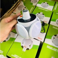 (Large Bulb) 4-Petal-shaped solar powered led light bulb that can be opened and closed (40W)
