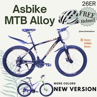 NEW VERSION ASBIKE MTB 26er ALLOY BIKE Mountain Outdoor Recreational Street or Road Bike with FREE H