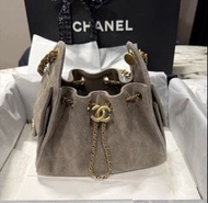 💖 Chanel 26c 灰色麂皮 25bag mini 25 hobo bag suede grey 金扣 大象灰 紫色 藍色 黑色 小號 情人節禮物 valentine day gift