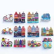 Amsterdam Holland 3D Fridge Magnet Souvenir Gift Collection Decoration Magnetic Sticker Netherlands 