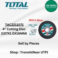 TOTAL  TAC2211071 4" Abrasive Metal Cutting Disc [Sell by Pieces] / 4" Cutting Disc