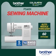 Brother FS60X Tough Computerised Sewing Machine 60 Built-in Stitches LCD Display Durable Metal Stitc