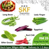 Fresh Vegetable Yong Tau Fu Box 2kg / Kotak Sayur Segar Yong Tau Fu 2kg